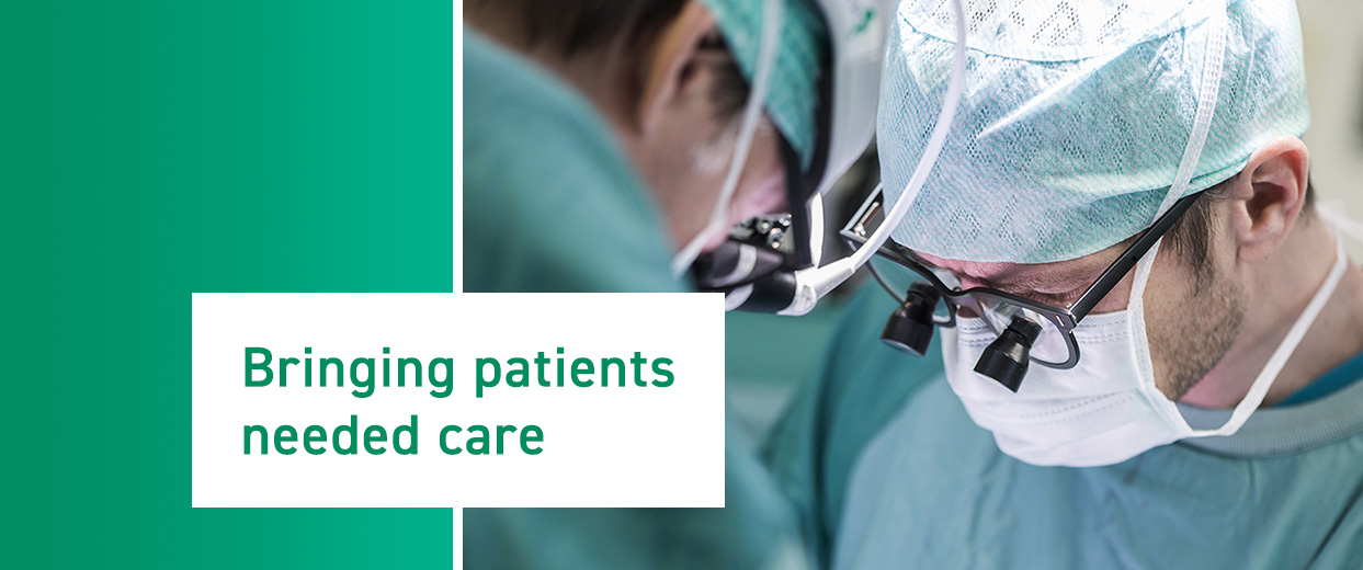 Bringing patients need care